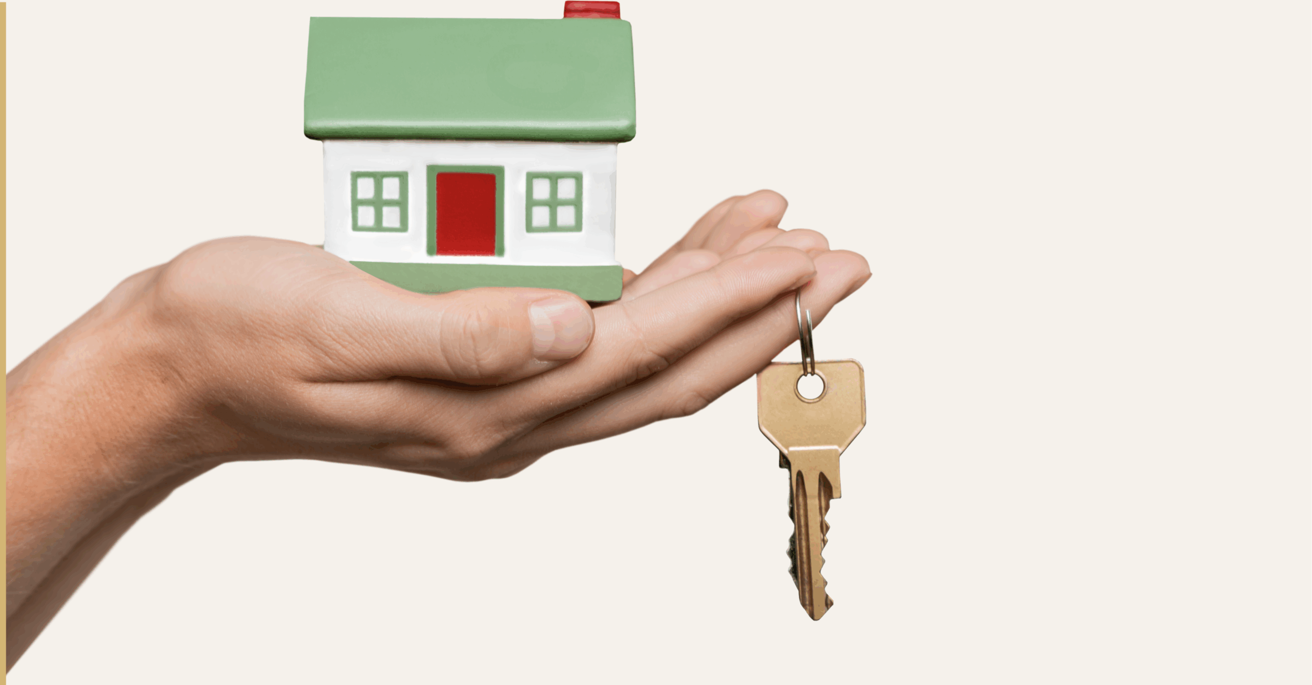 Schenken van vastgoed met familiefonds: overdracht sleutels en huis binnen familie.